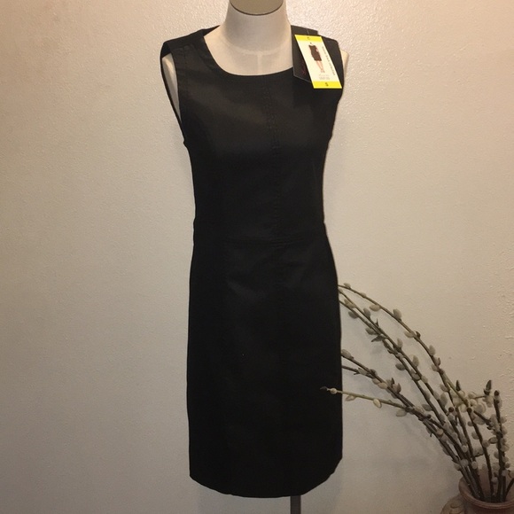 NWT Level 99 Forever Black Sleeveless Sheath Dress - Picture 2 of 6